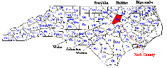 Nash County NC Map